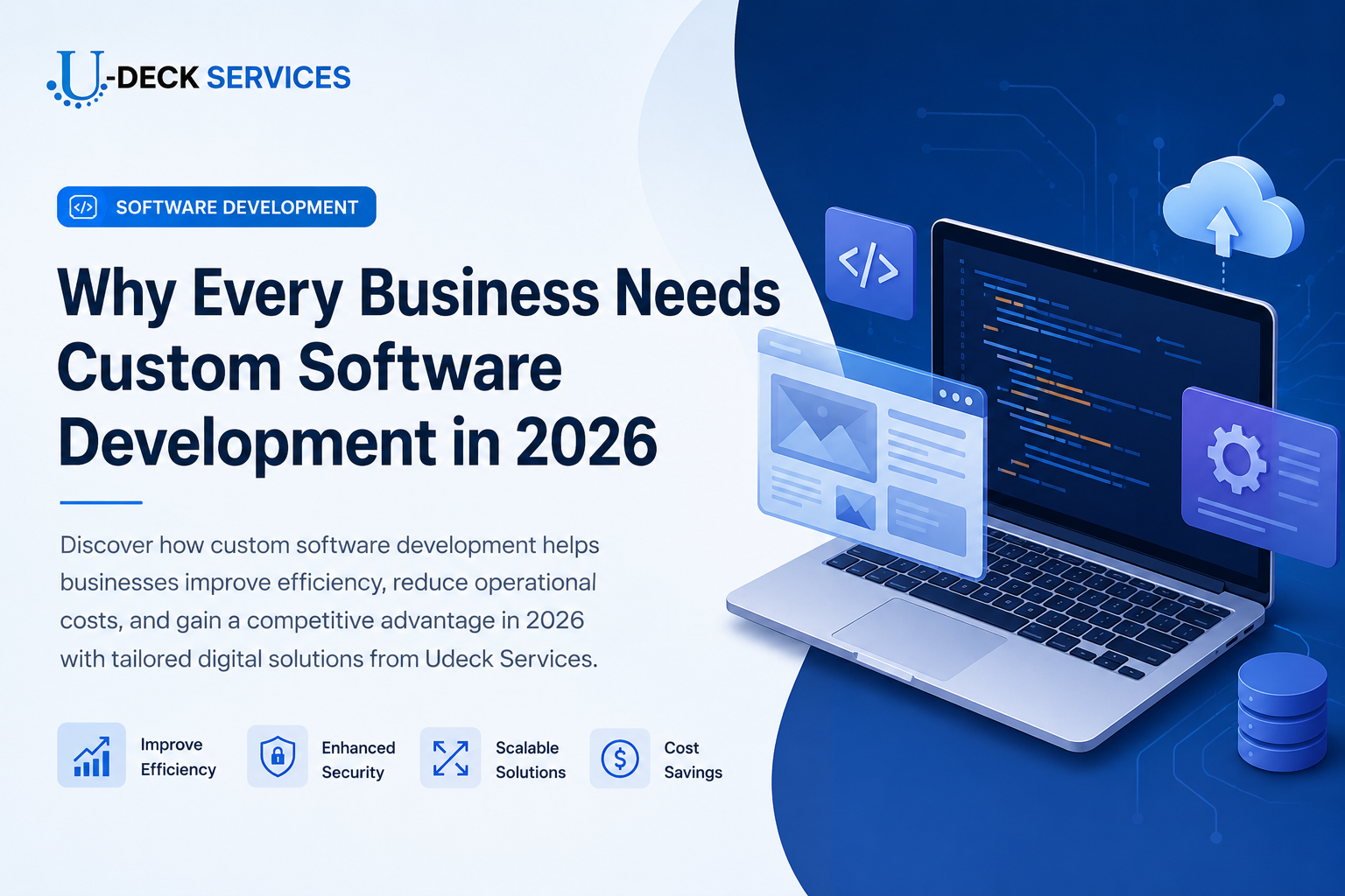 Why Every Business Needs Custom Software Development in 2026 ?