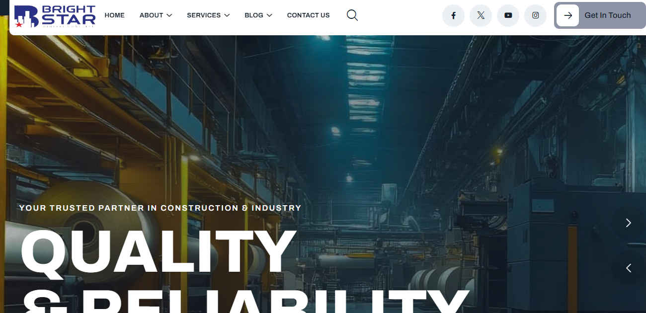 Jubail Bright Star – Manpower & Industrial Services Website