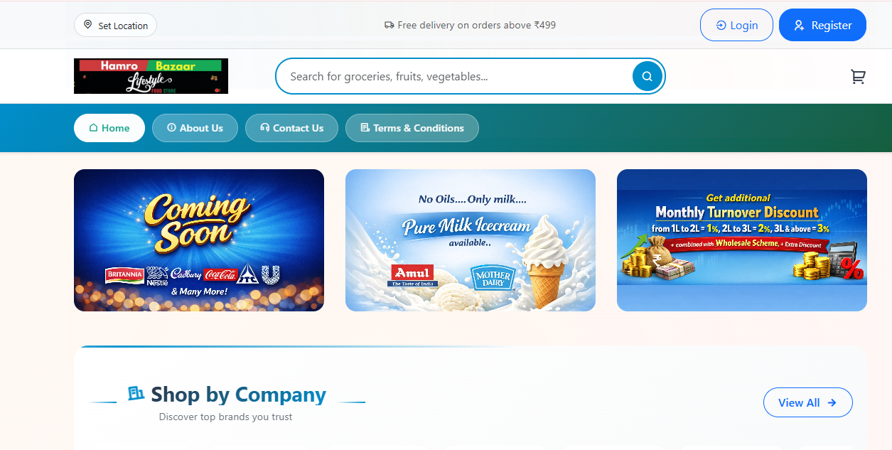 Hamro Bazaar E-Com Platform