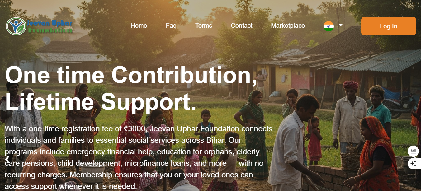 JeevUp Foundation Website & Management Platform